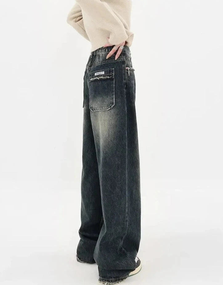 Harajuku Streetwear Retro Jeans