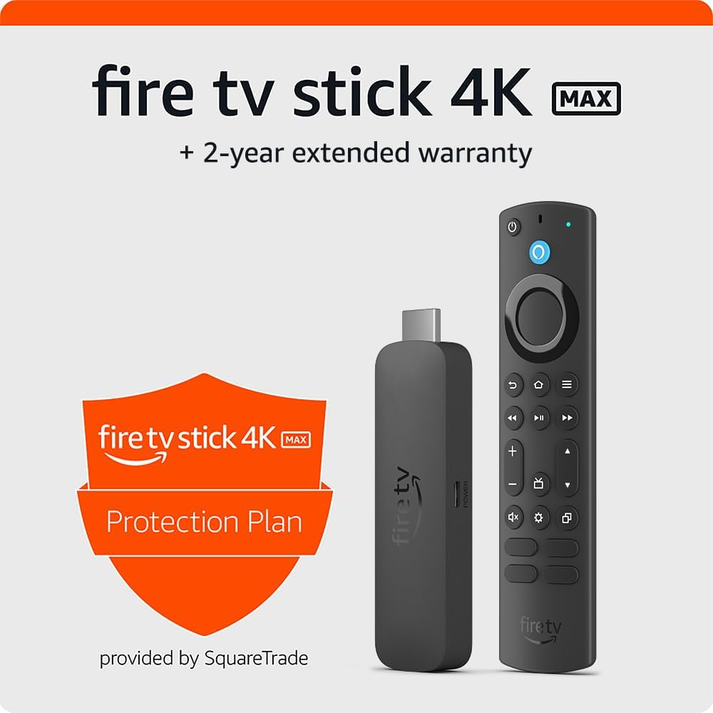 Amazon Fire TV Stick 4K Max with 2-Year Protection Plan