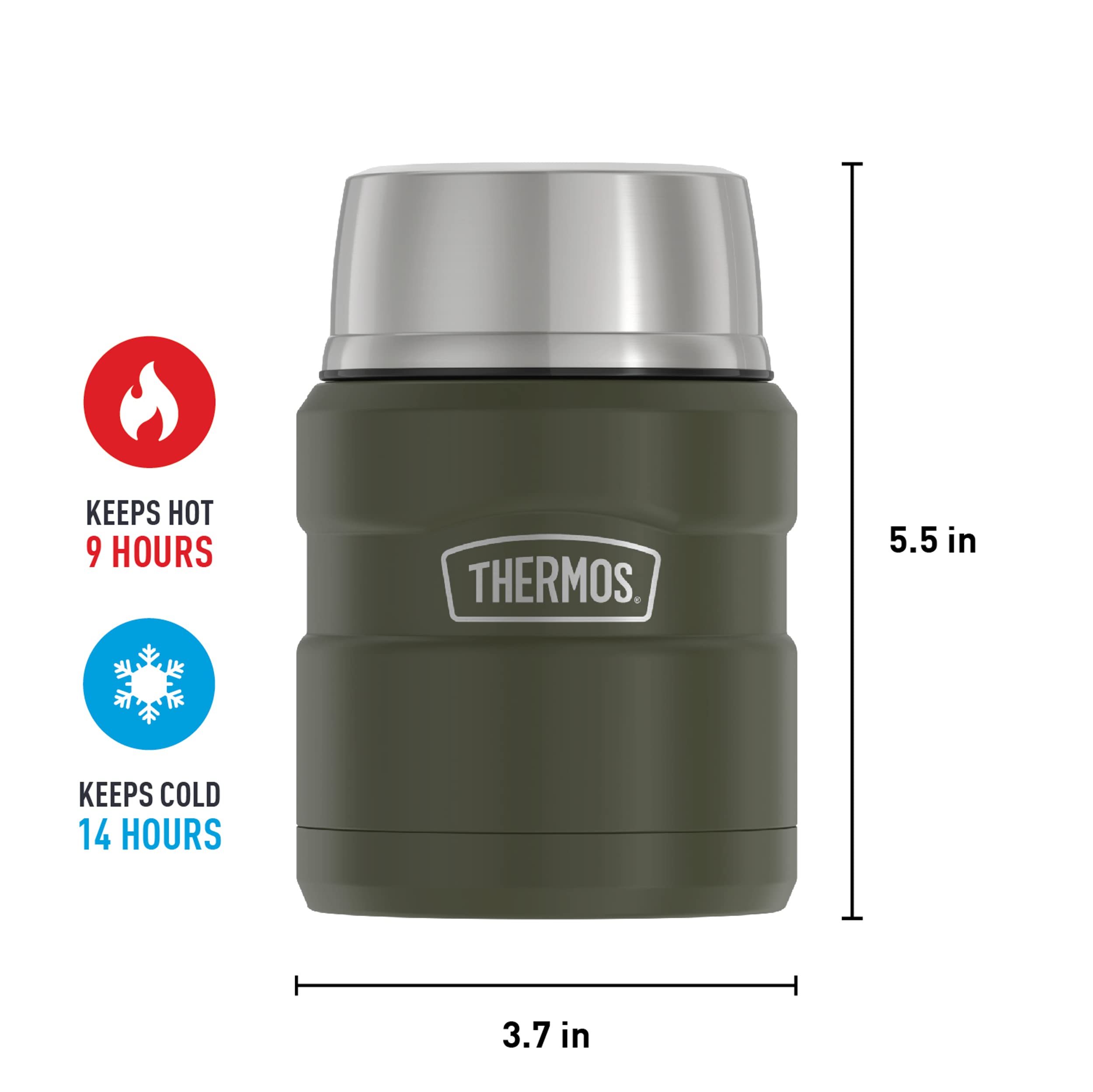 THERMOS Stainless King Vacuum-Insulated Food Jar