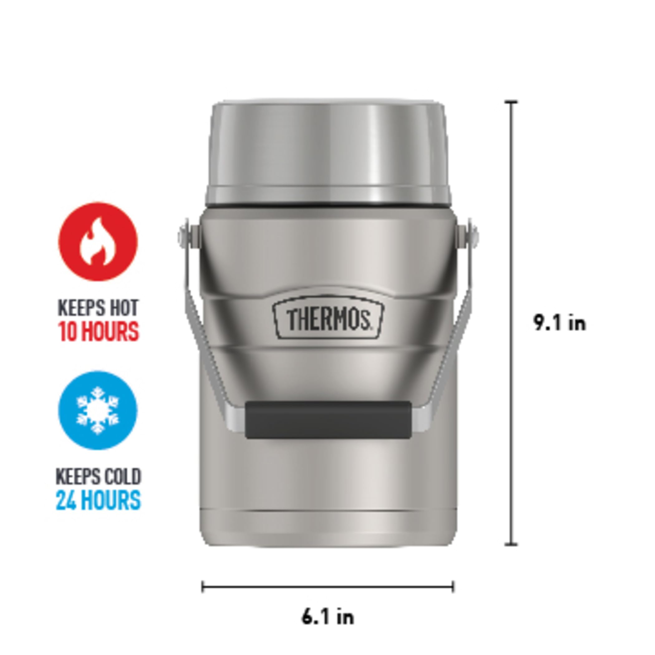 THERMOS Stainless King Vacuum-Insulated Food Jar