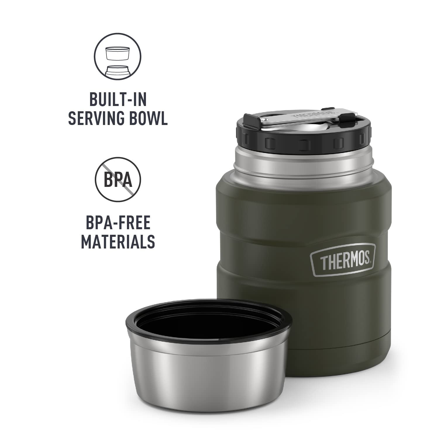 THERMOS Stainless King Vacuum-Insulated Food Jar