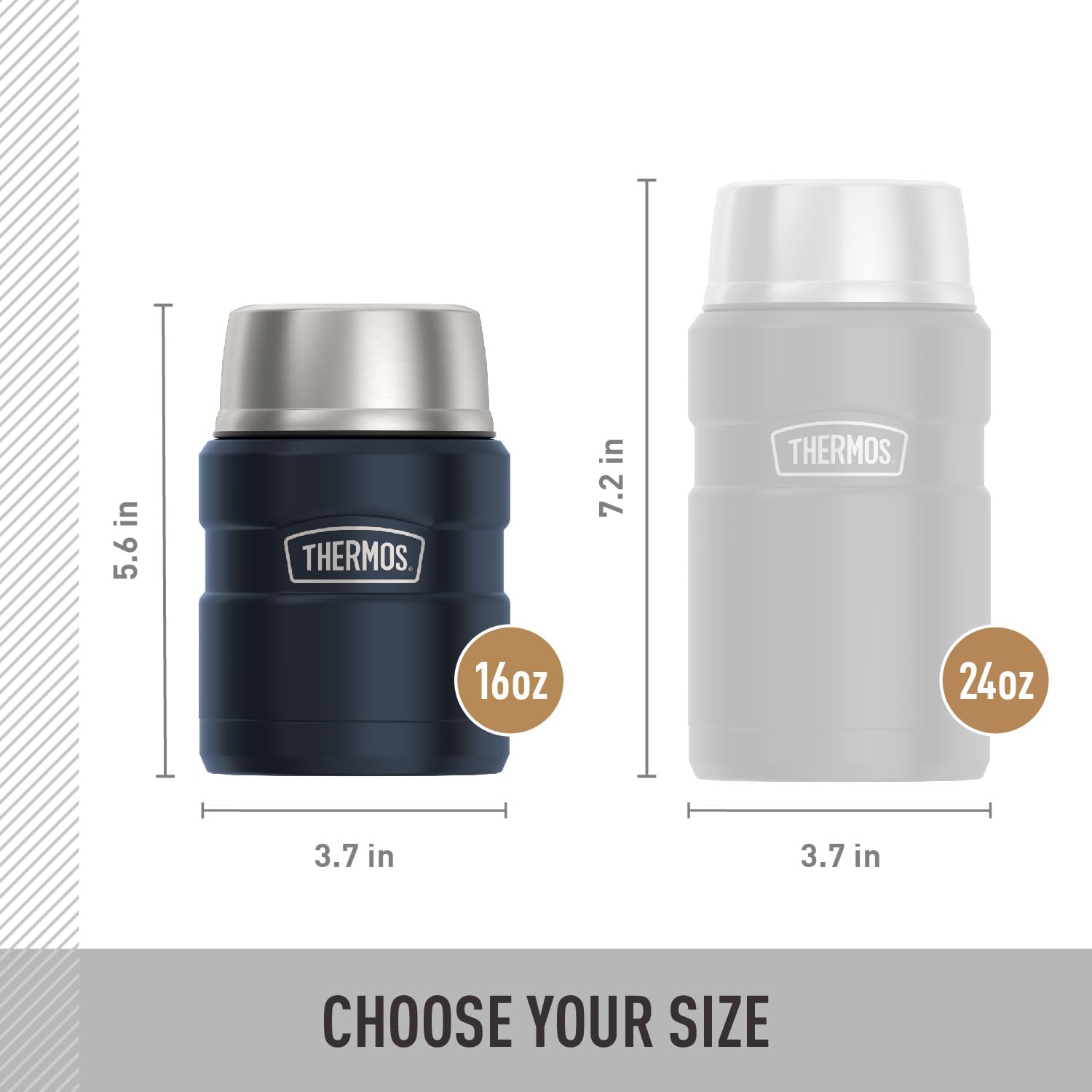 THERMOS Stainless King Vacuum-Insulated Food Jar