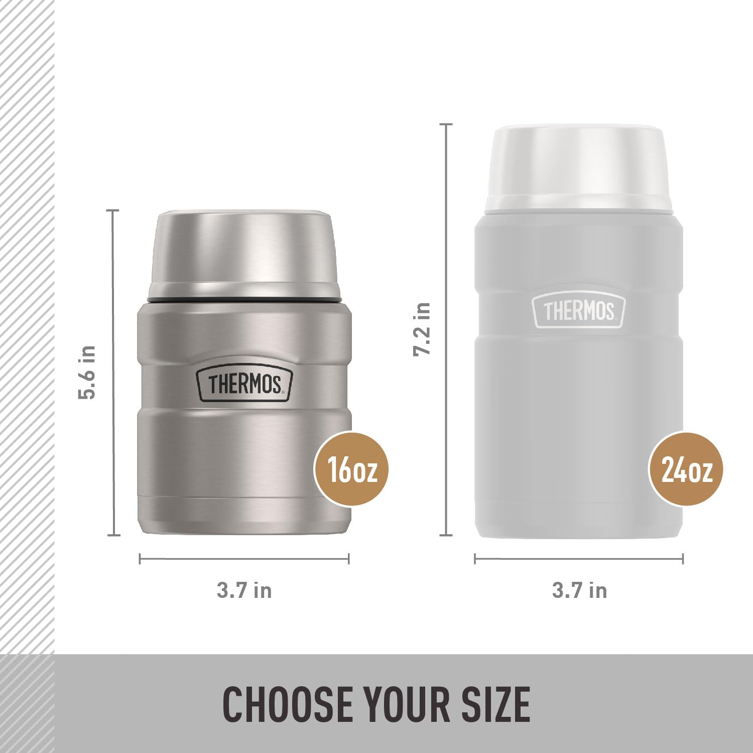 THERMOS Stainless King Vacuum-Insulated Food Jar