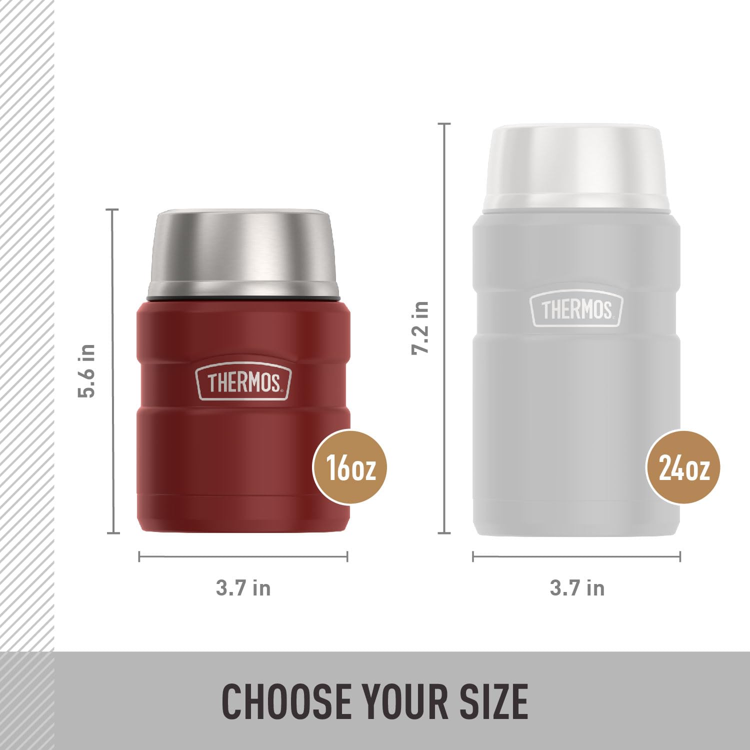 THERMOS Stainless King Vacuum-Insulated Food Jar