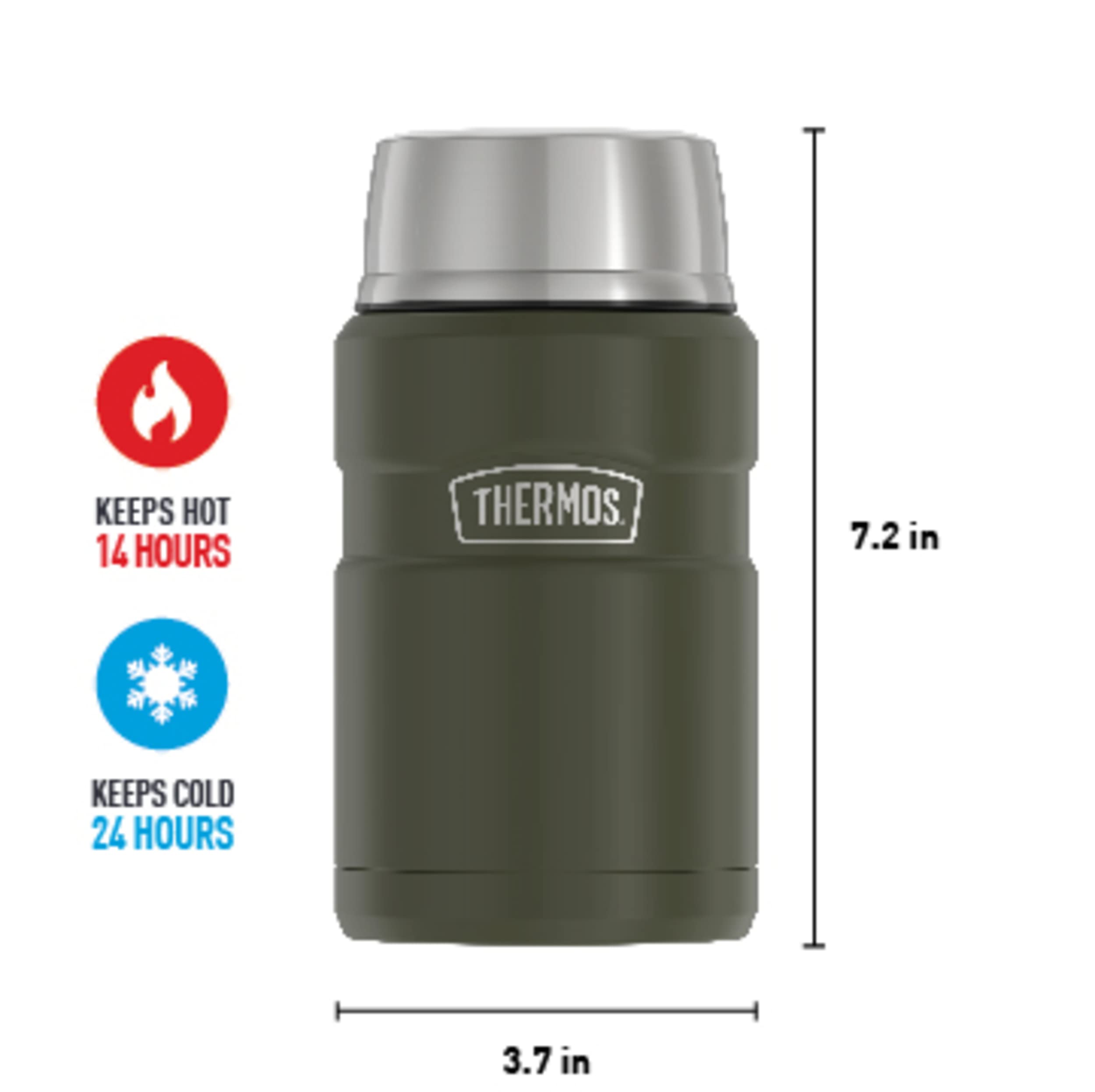 THERMOS Stainless King Vacuum-Insulated Food Jar