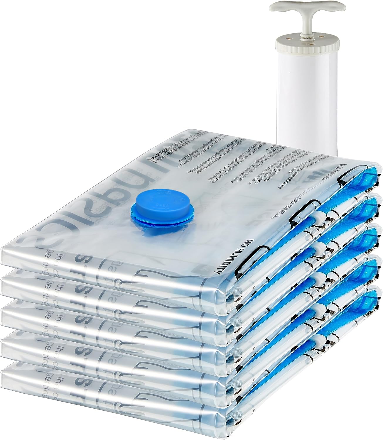 Amazon Basics Vacuum Compression Space Saving Storage Bags with Hand Pump