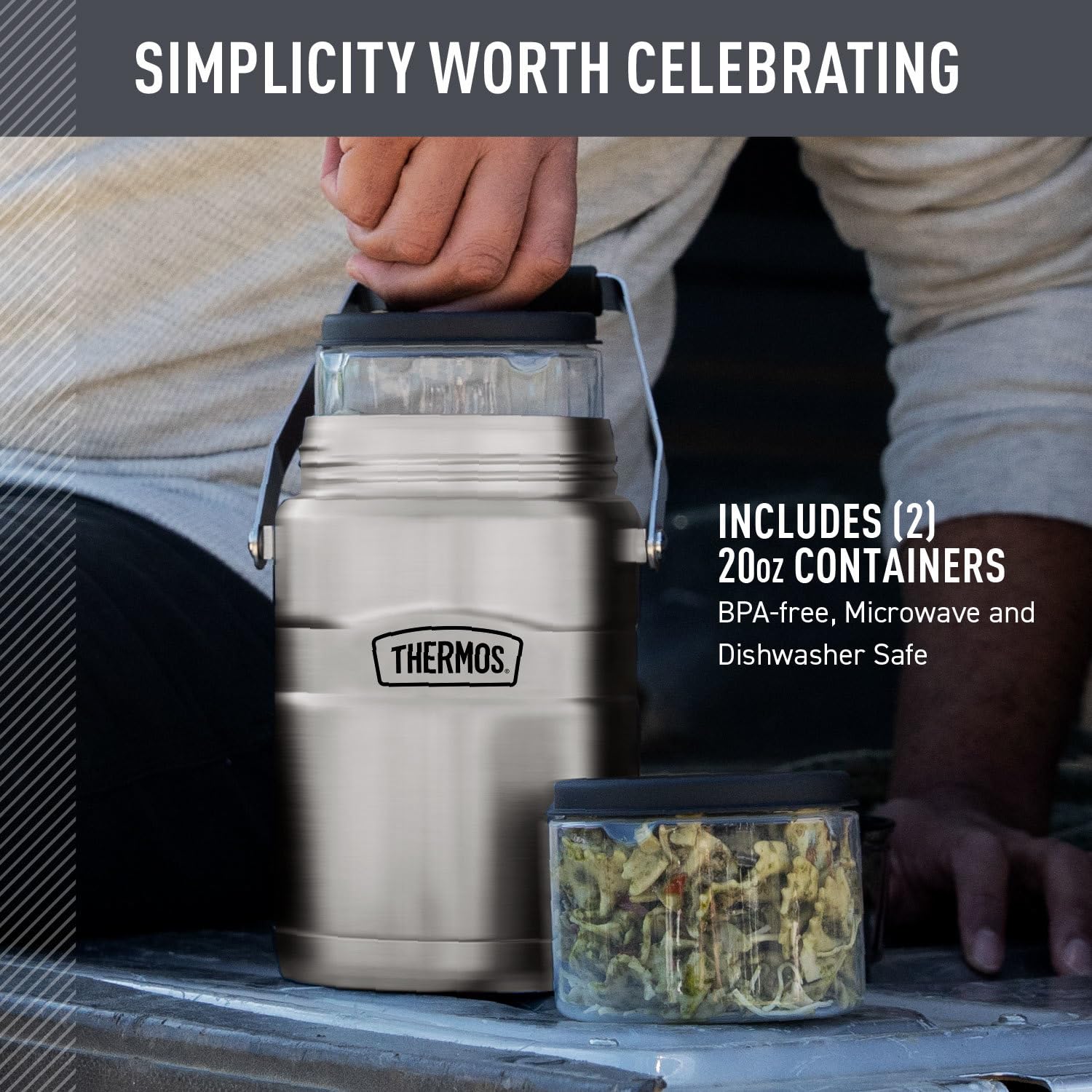 THERMOS Stainless King Vacuum-Insulated Food Jar