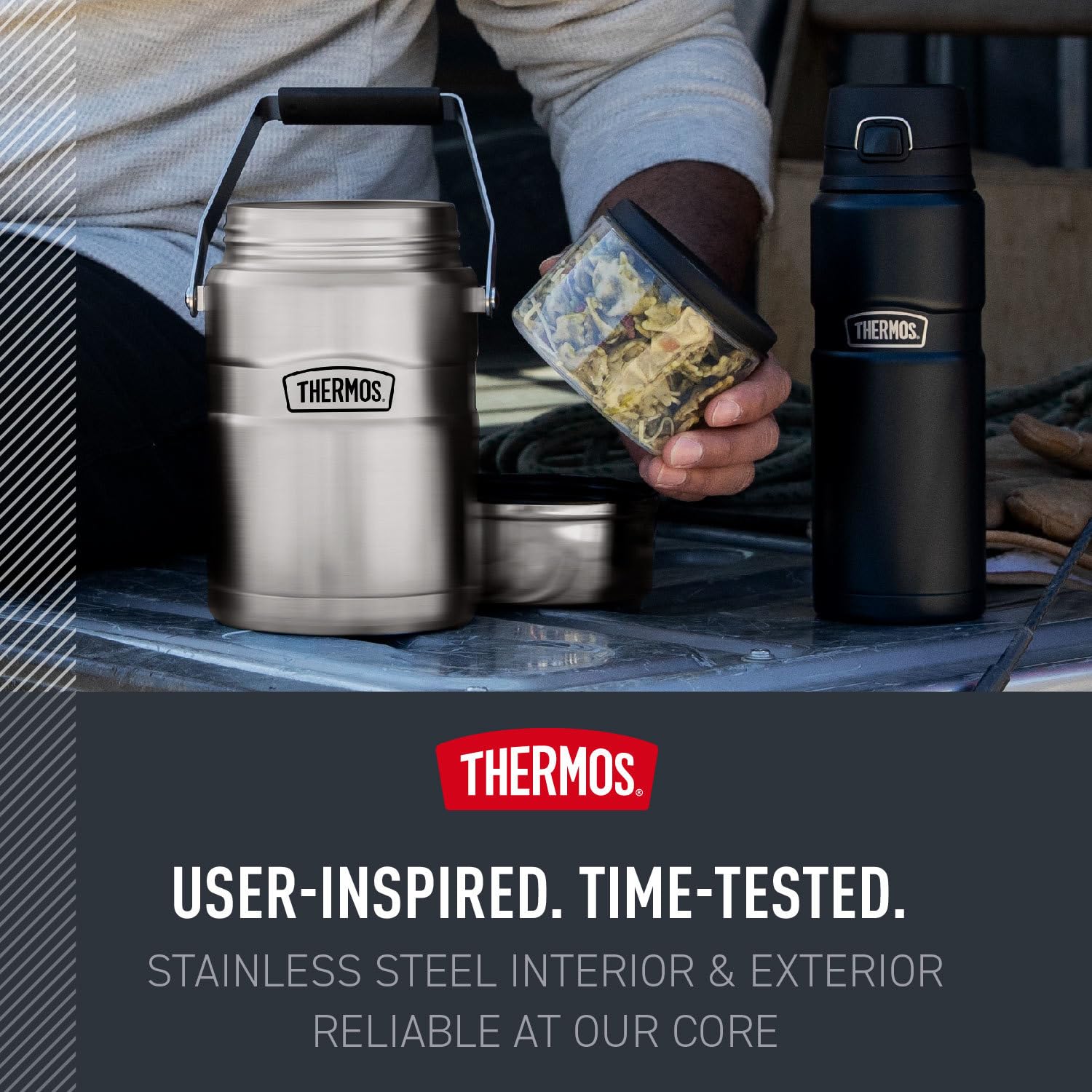 THERMOS Stainless King Vacuum-Insulated Food Jar