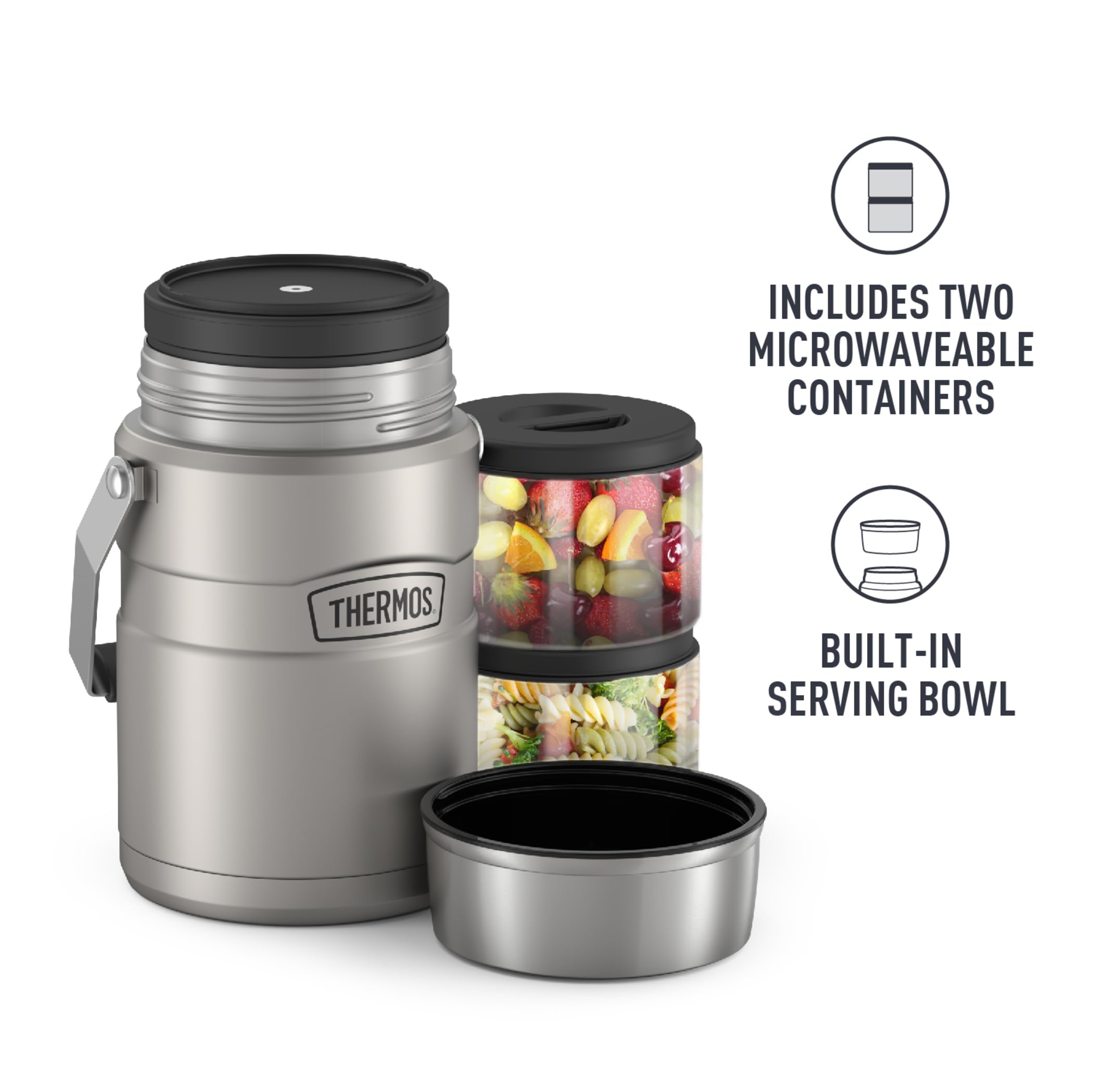 THERMOS Stainless King Vacuum-Insulated Food Jar