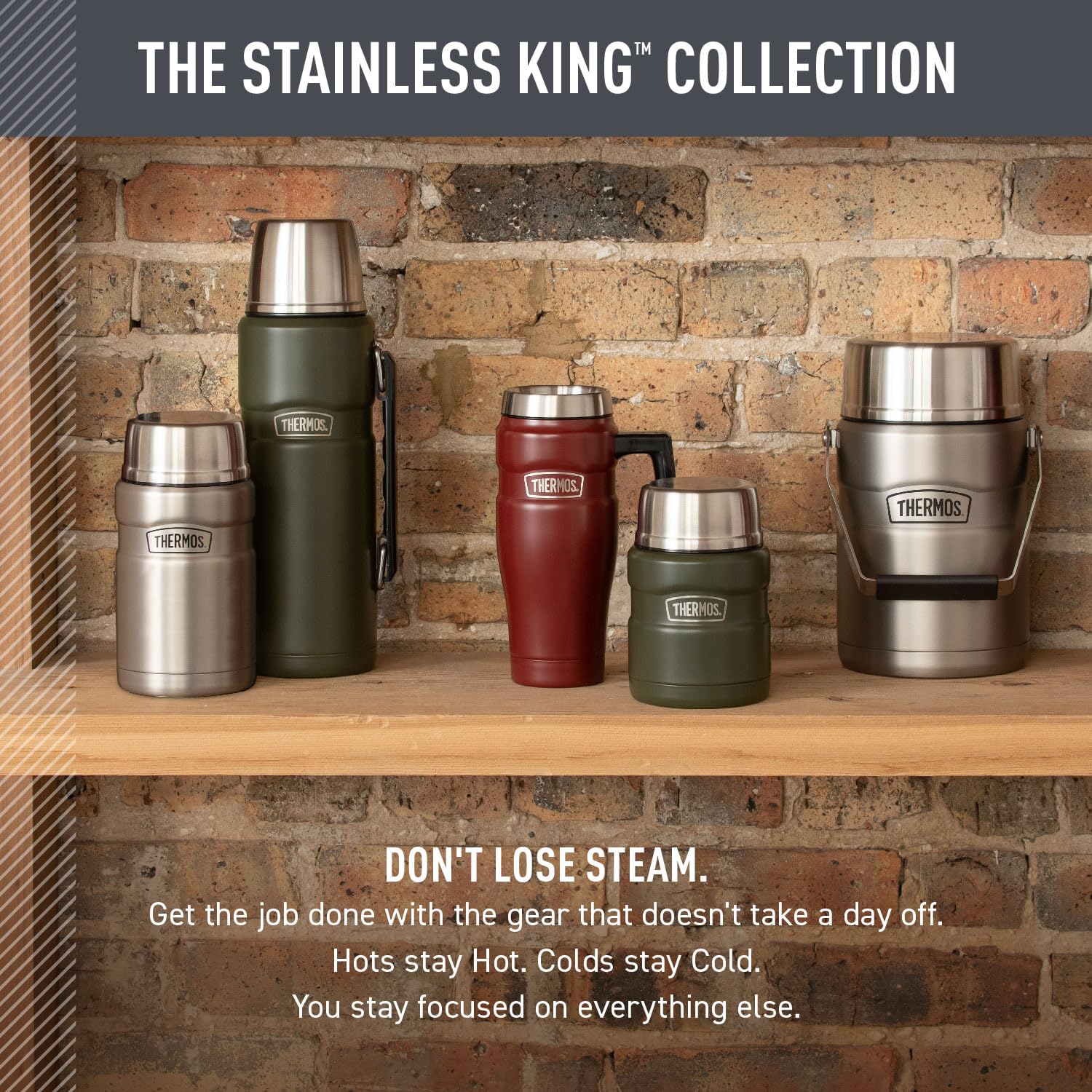 THERMOS Stainless King Vacuum-Insulated Food Jar