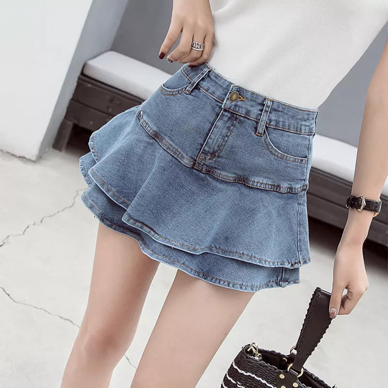 Ennimo High Street Denim Mini Skirt