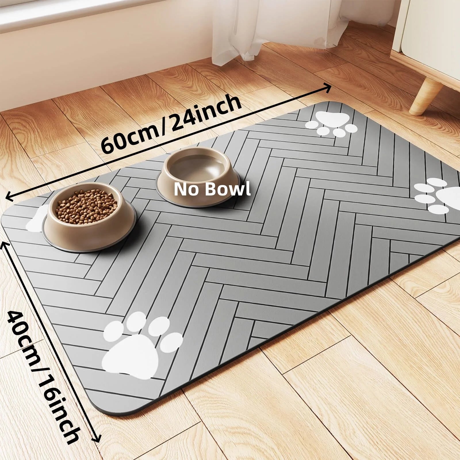 Pet Feeding Mat ( No stains, water absorption , easy care, leak proof)