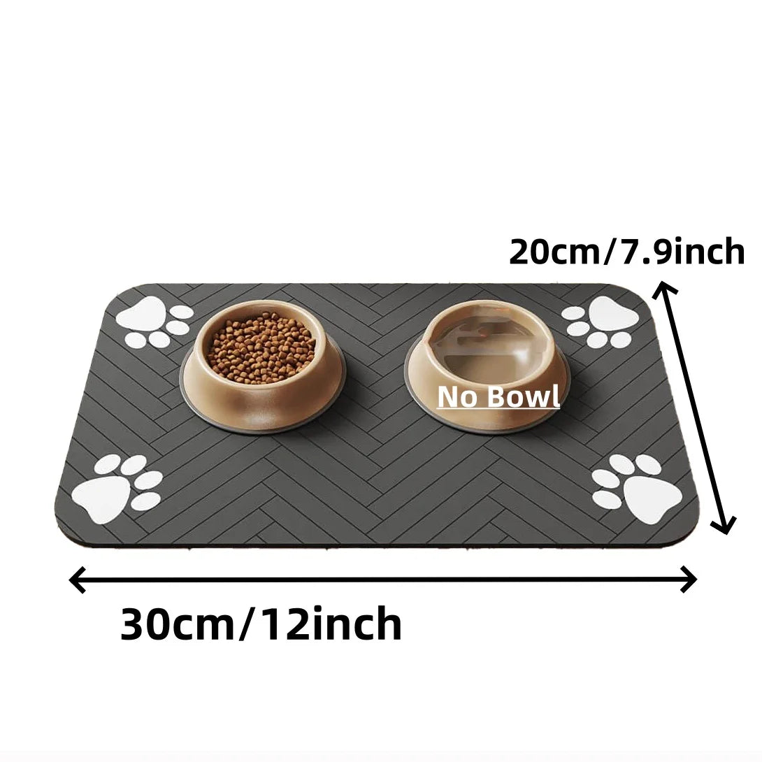 Pet Feeding Mat ( No stains, water absorption , easy care, leak proof)