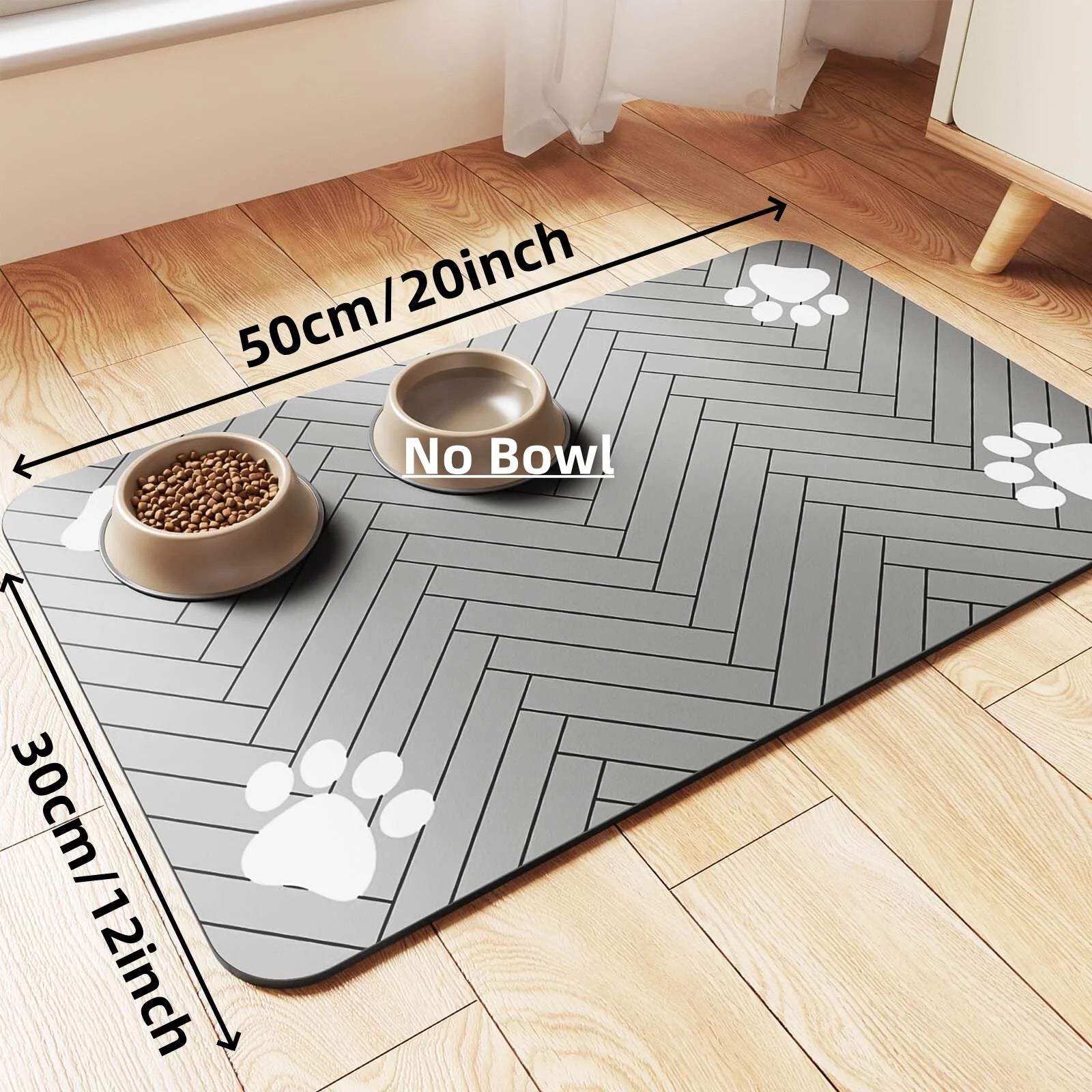 Pet Feeding Mat ( No stains, water absorption , easy care, leak proof)