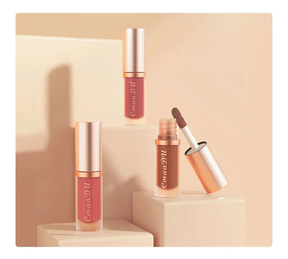 Waterproof Matte Velvet Lip Glaze